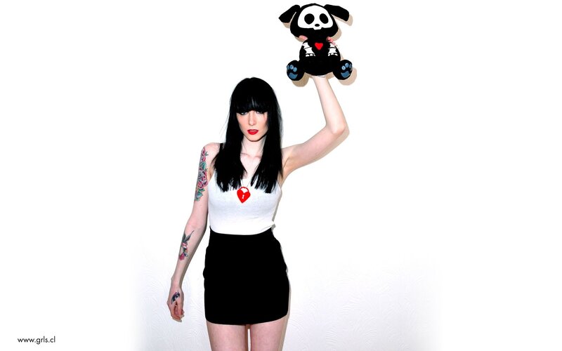woman holding plush toy