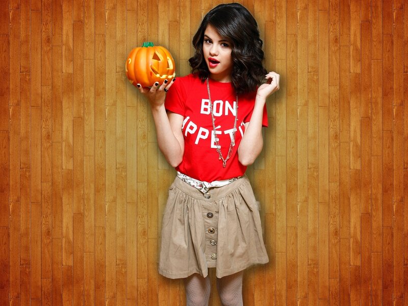 Woman Holding Pumpkin