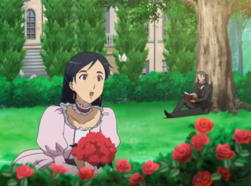 Woman Holding Red Flowers — Green