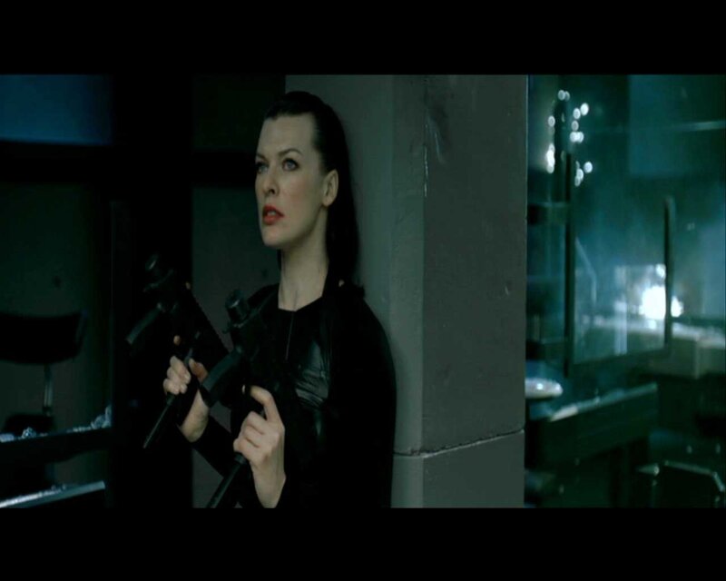Woman Holding Rifle — Black, Tense