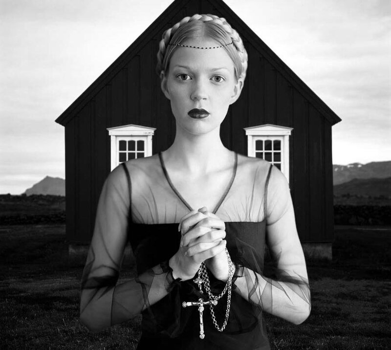Woman Holding Rosary