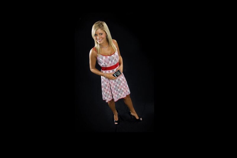 woman holding smartphone