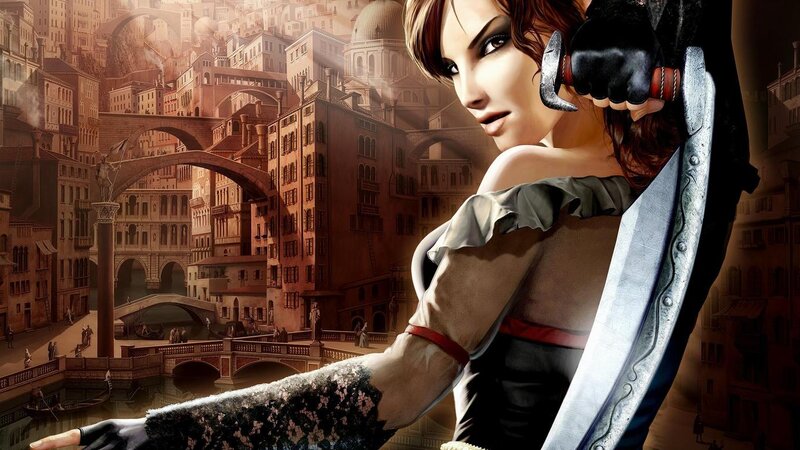Woman Holding Sword — Brown, Dramatic, Afternoon, Digital Art