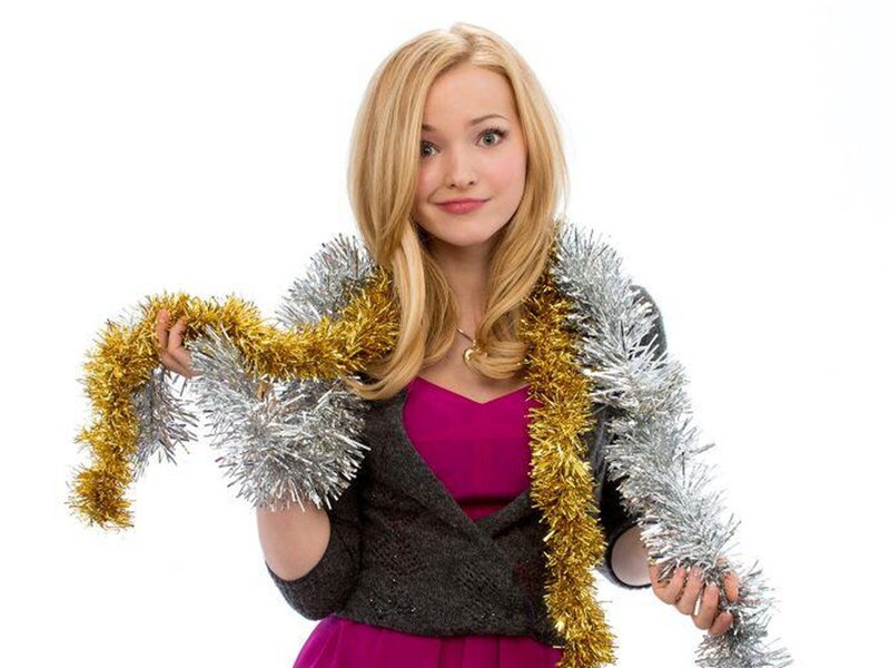 Woman Holding Tinsel