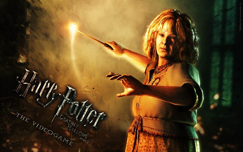 Woman Holding Wand — Brown