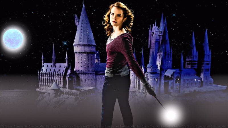 Woman Holding Wand — Purple, Dramatic