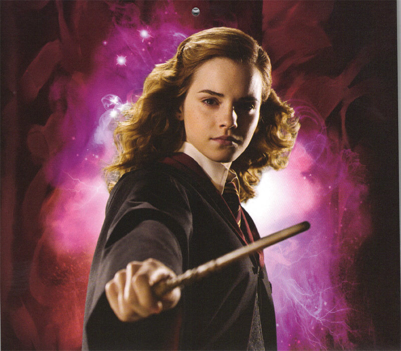Woman Holding Wand — Purple