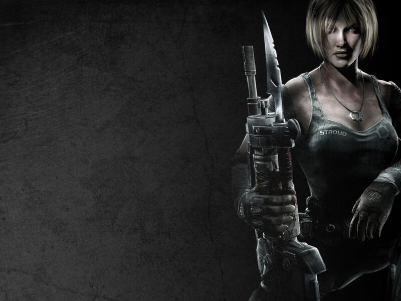 Woman Holding Weapon