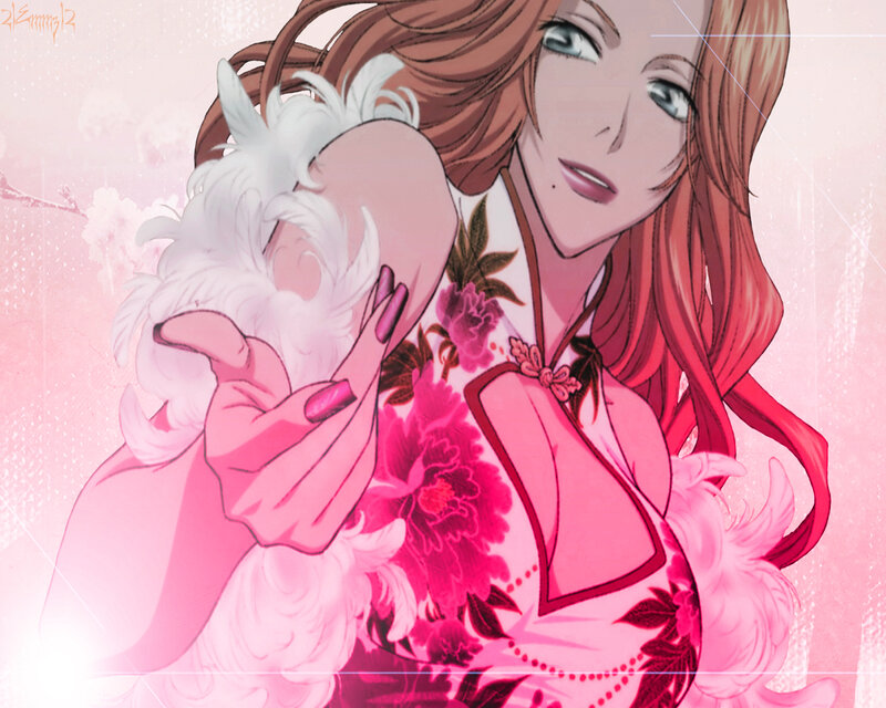 Woman Holding White Bird — Pink