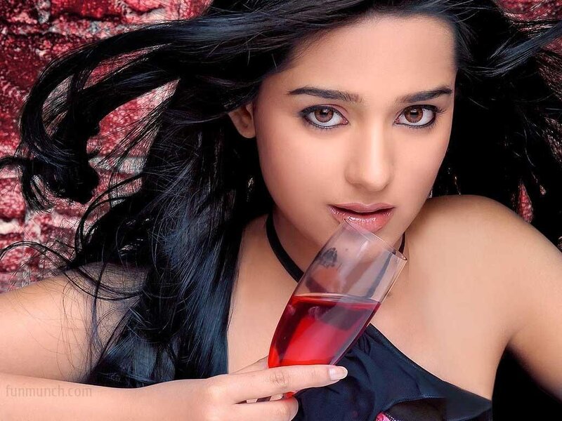 Woman Holding Wine Glass — Black, Seductive