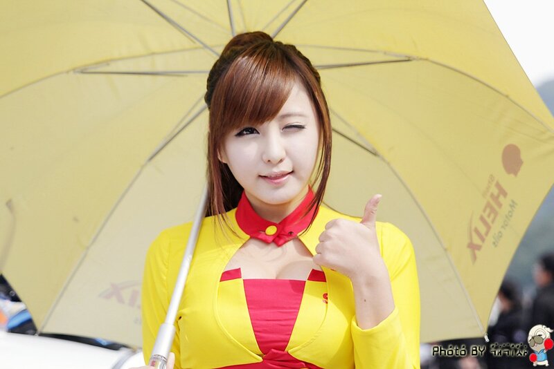 Woman Holding Yellow Umbrella — Neutral