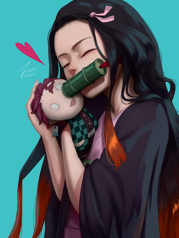 Woman Hugging Doll