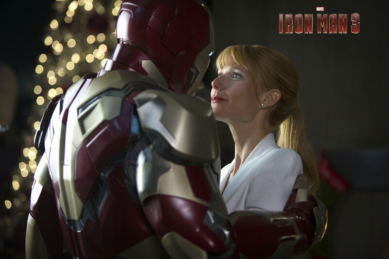 Woman Hugging Iron Man