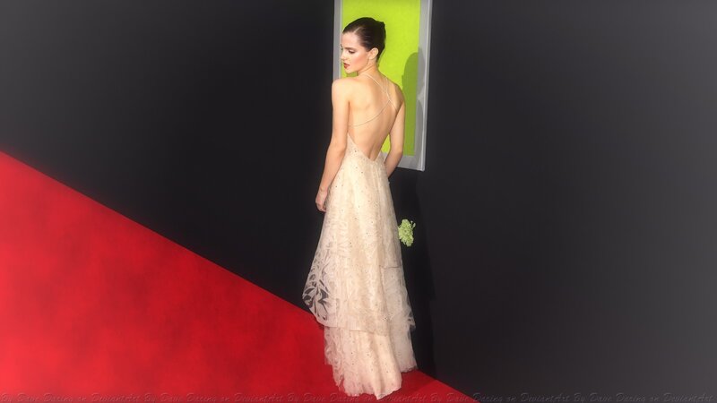 Woman in a Backless Gown — Black