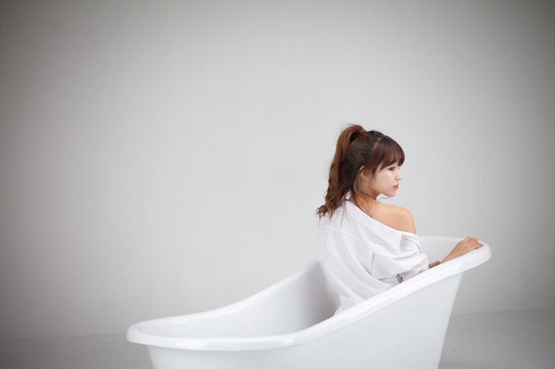 woman in a bathtub