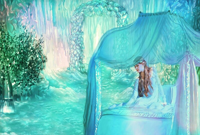 Woman in a Bed