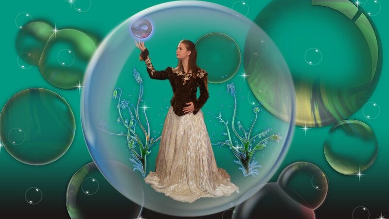 Woman in a Bubble