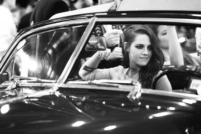 Woman in a Car — Black, Calm