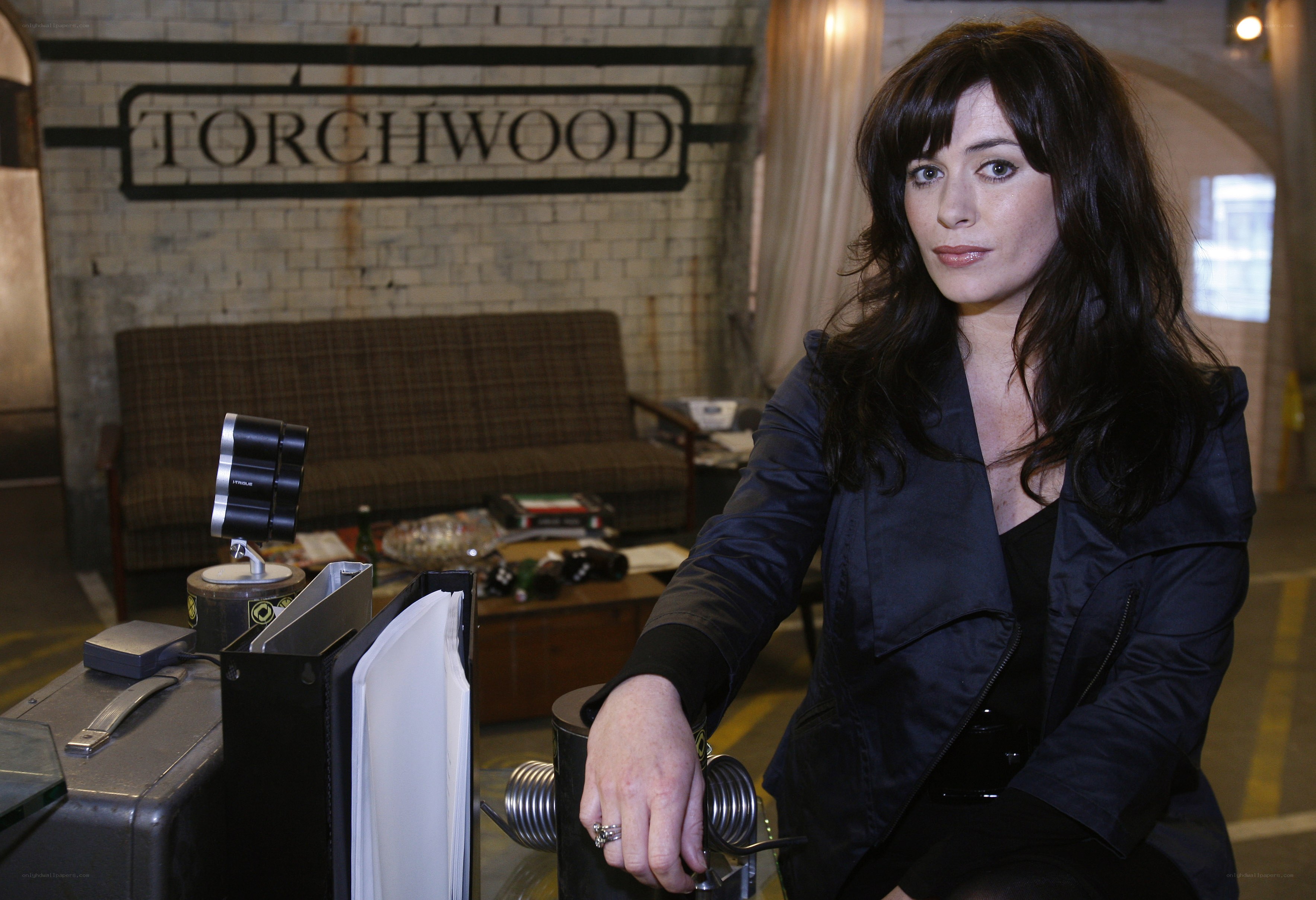 Woman in a control room
