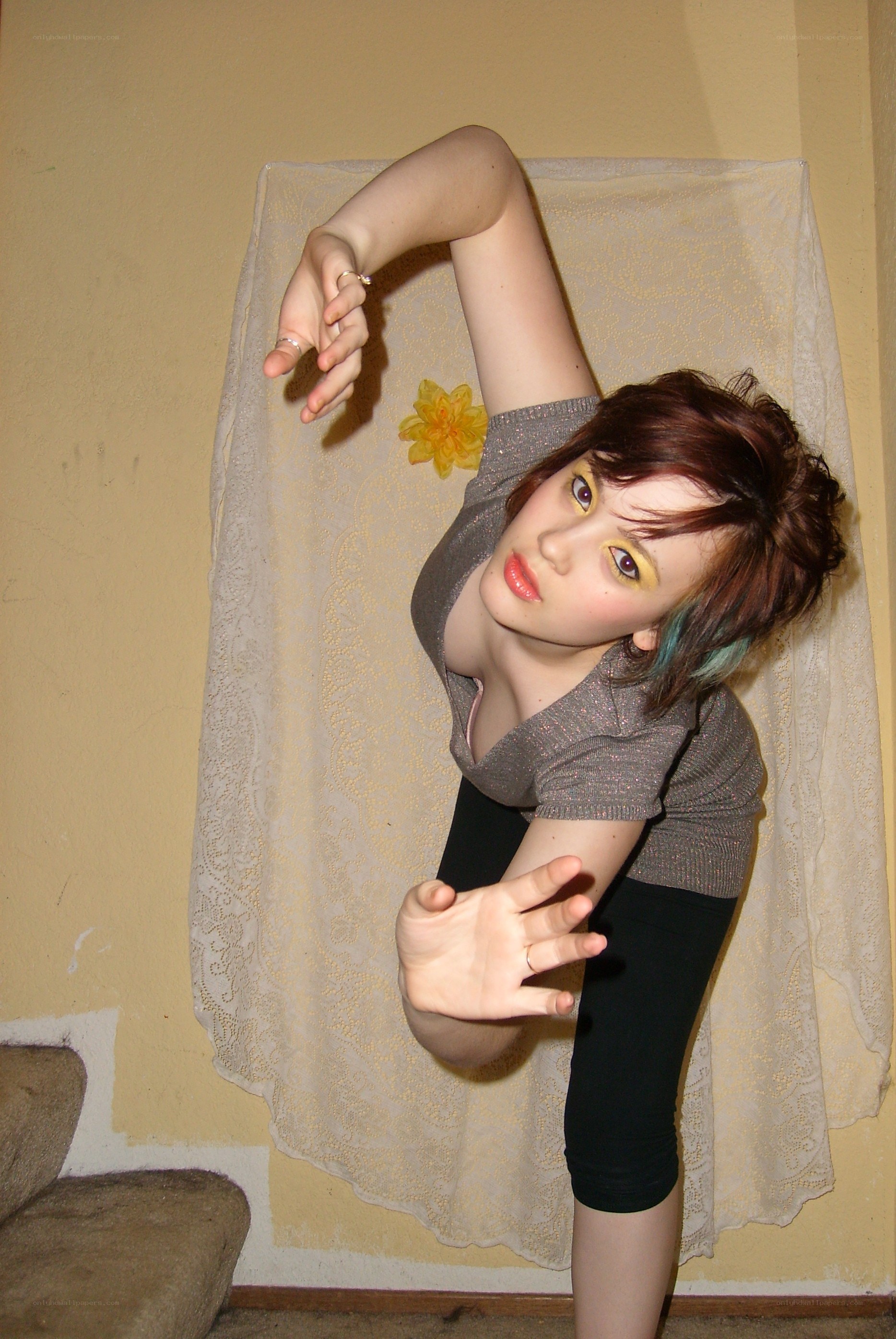 woman in a dance pose