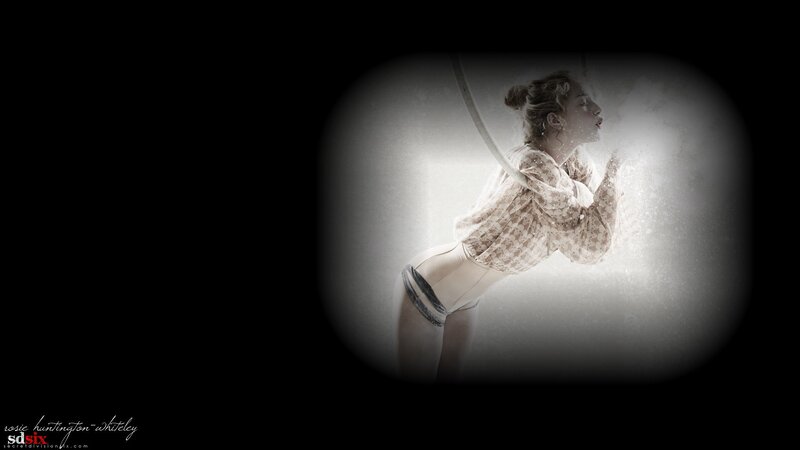 woman in a dreamlike scene