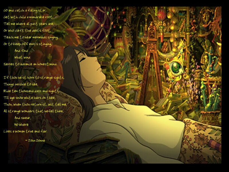 woman in a dreamy room