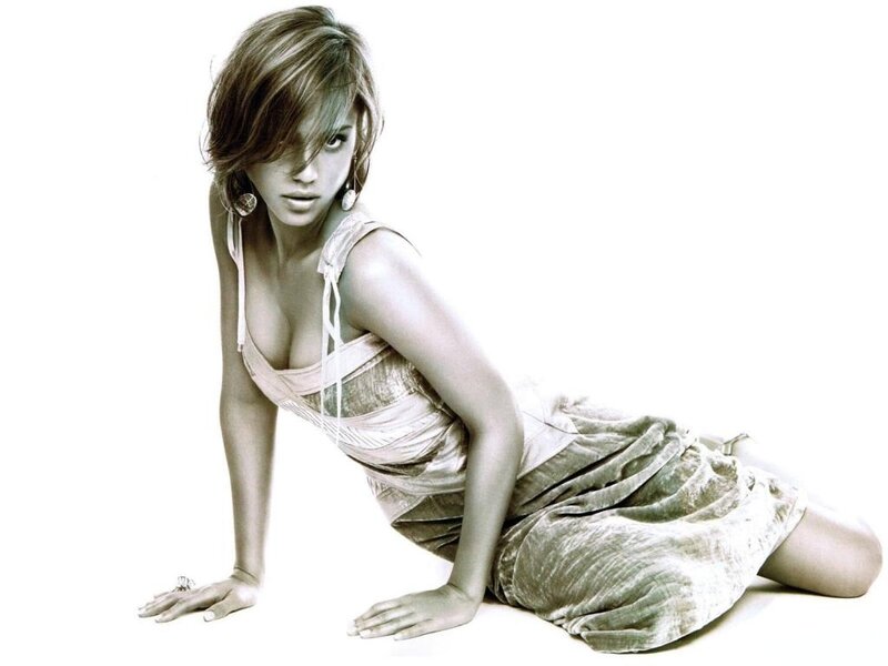 woman in a dress posing
