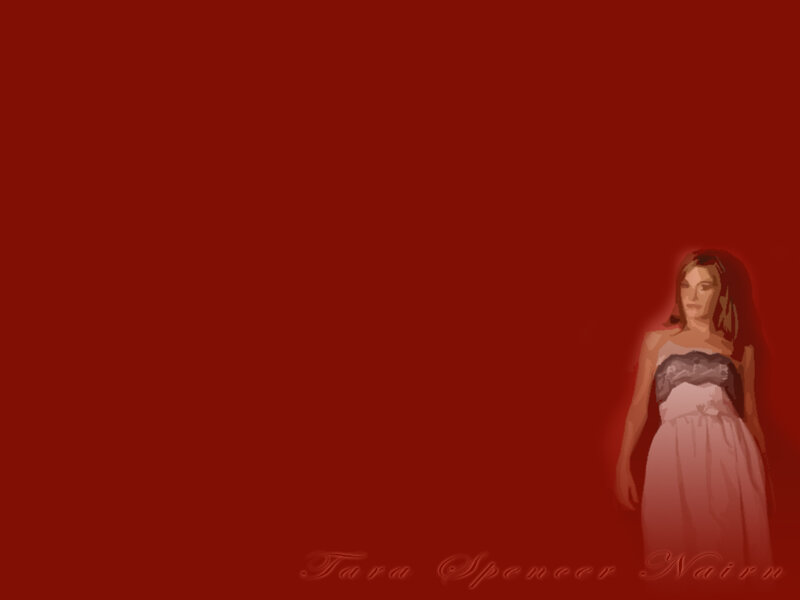 Woman in a Dress — Red, Dramatic, Digital Art