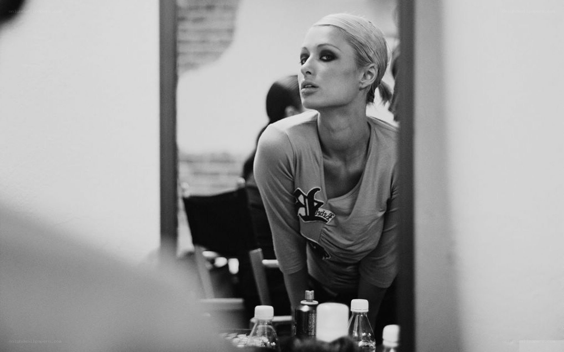woman in a dressing room