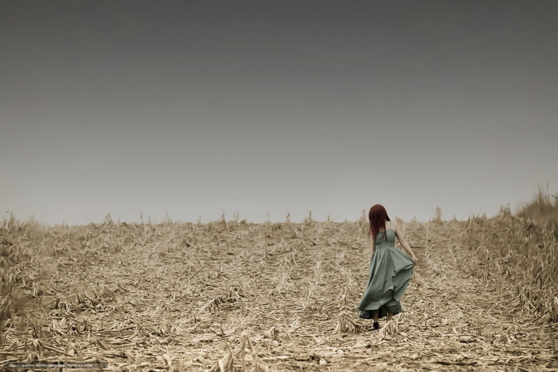 Woman in a field