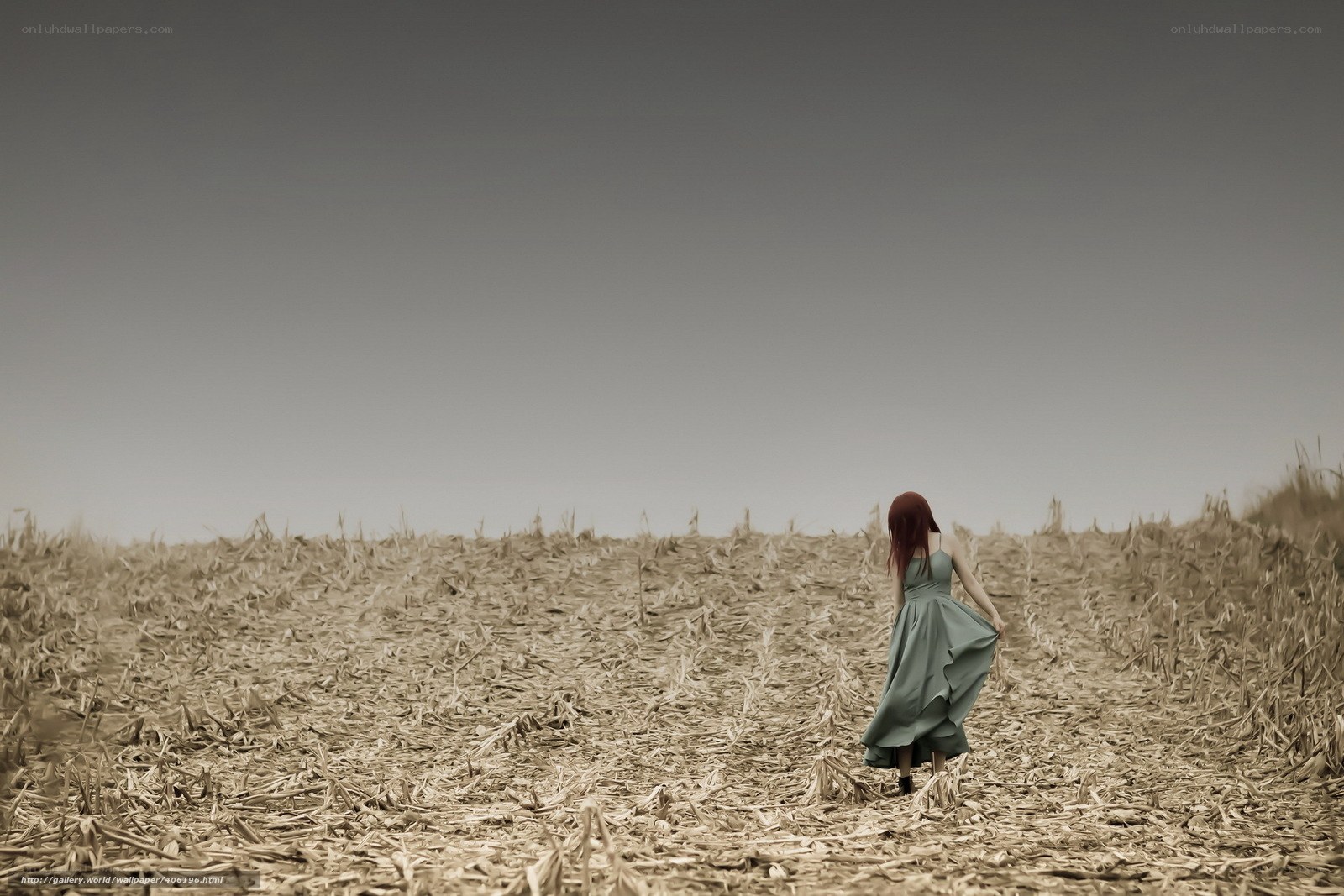 Woman in a field