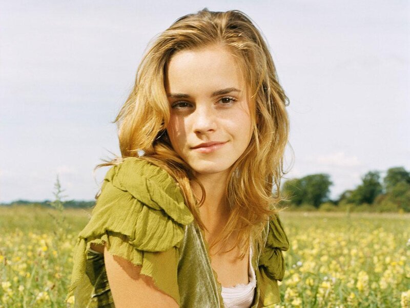 woman in a field of flowers