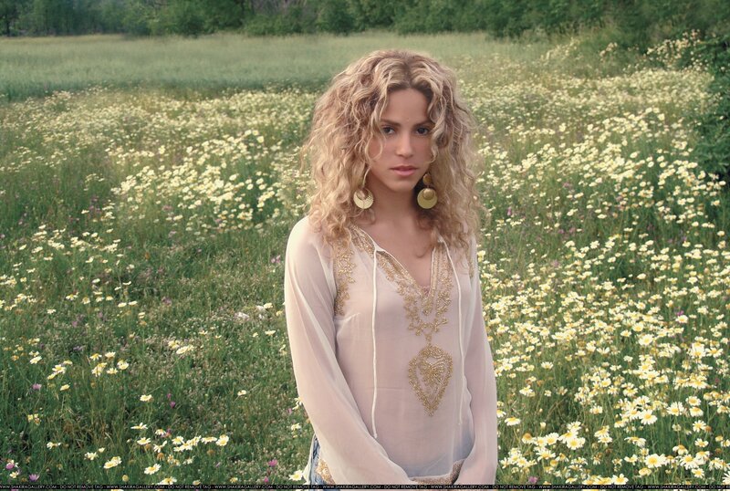 woman in a flower field