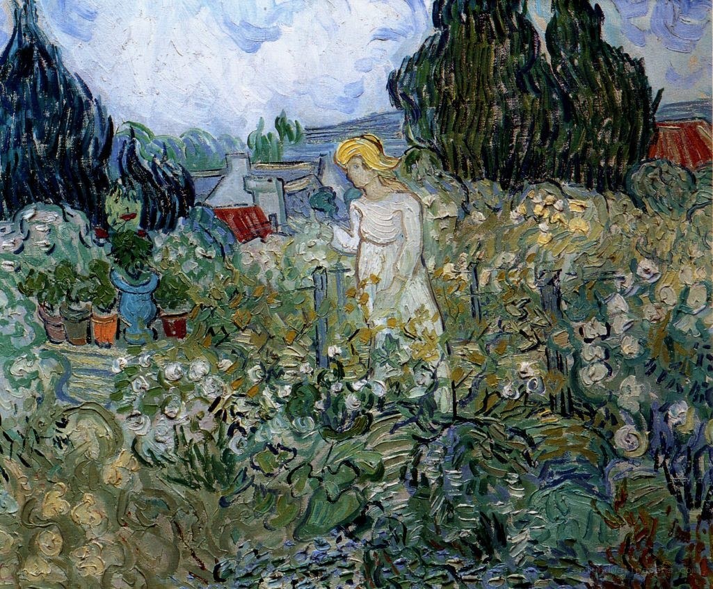 Woman in a garden