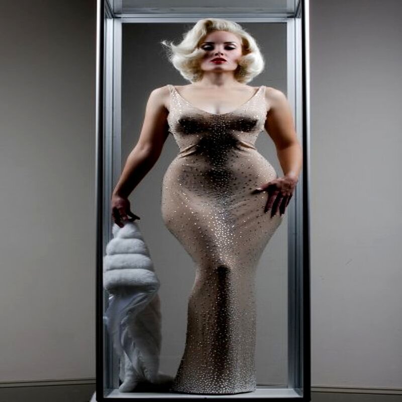 Woman in a Glass Case