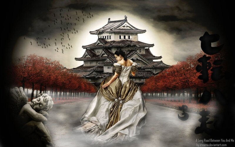 Woman in a Gown — Gray, Dramatic, Autumn