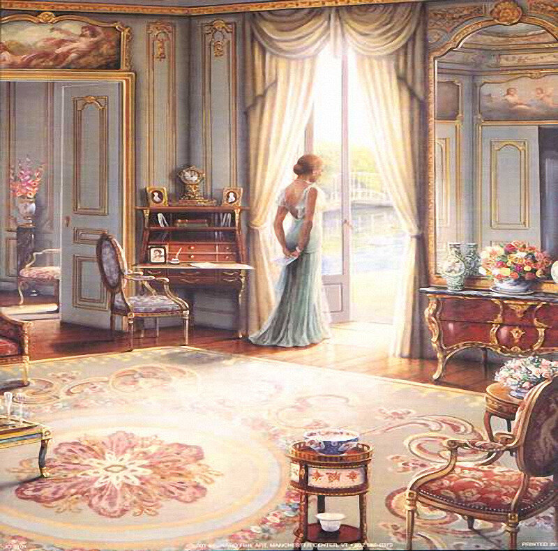 Woman in a Green Dress — Serene