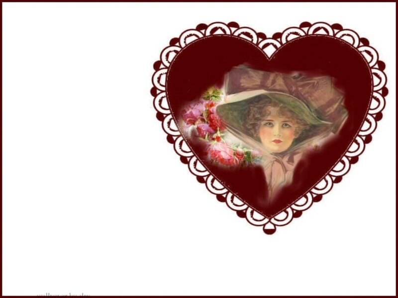 Woman in a Hat — Red