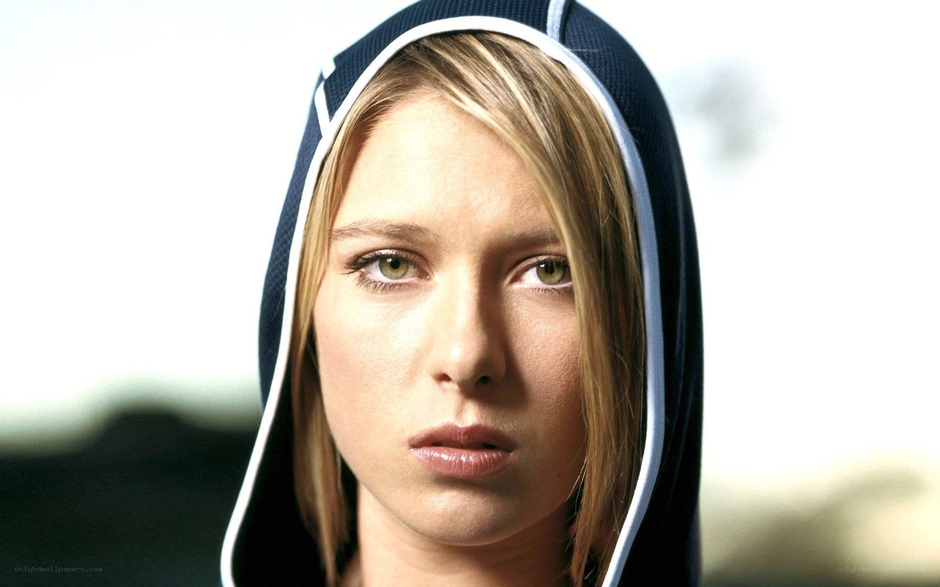 woman in a hooded jacket