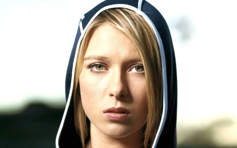 woman in a hooded sweatshirt