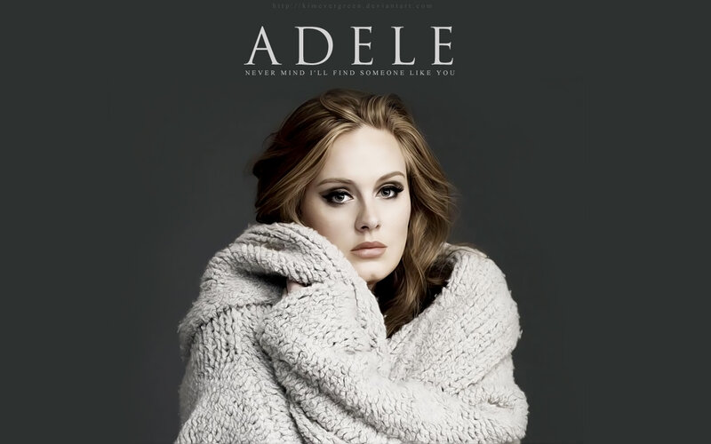 Woman in a Knit Sweater — Gray