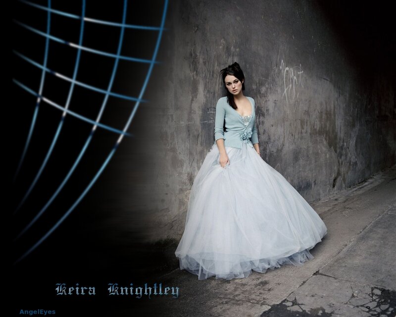 Woman in a Light Blue Dress — Dramatic