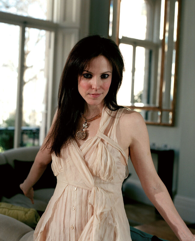 woman in a light dress