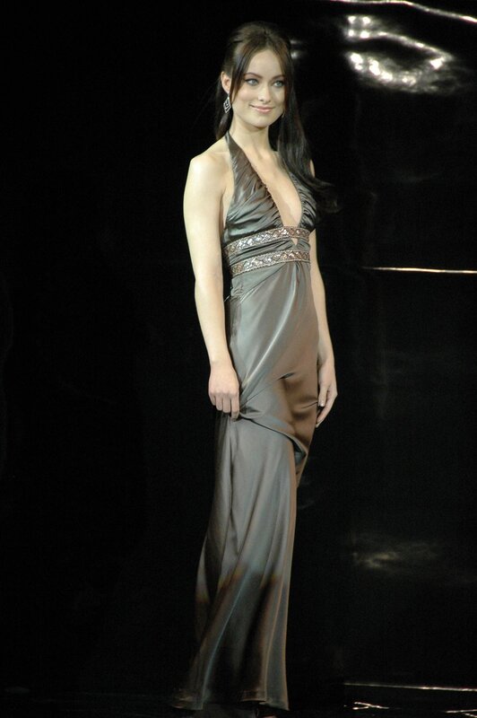 woman in a long dress