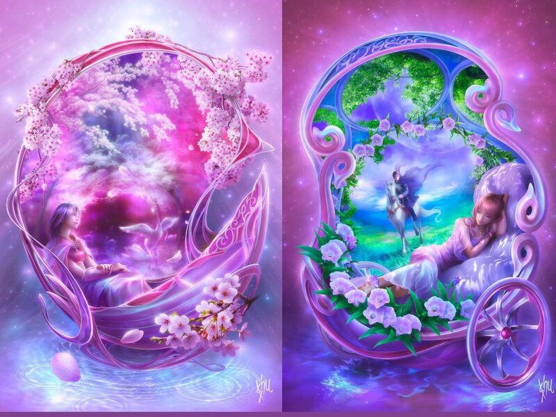 Woman in a Magical Carriage