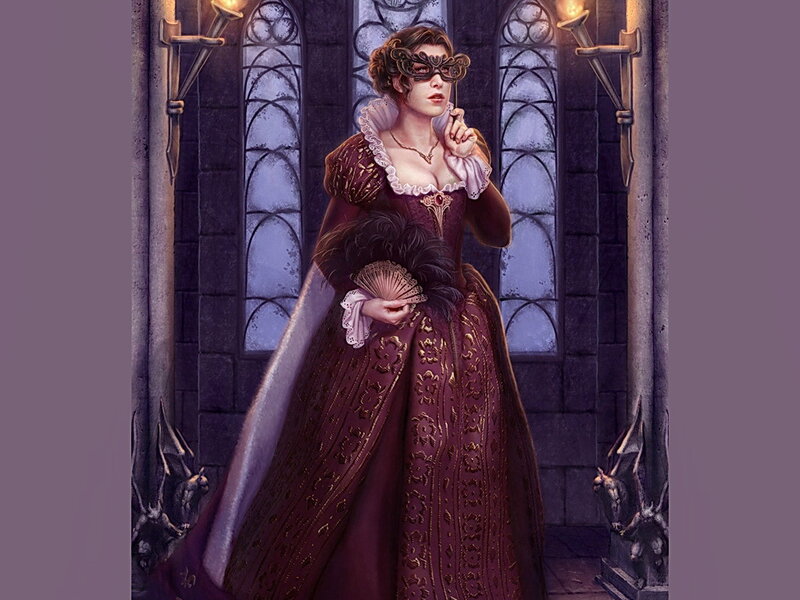 Woman in a Mask