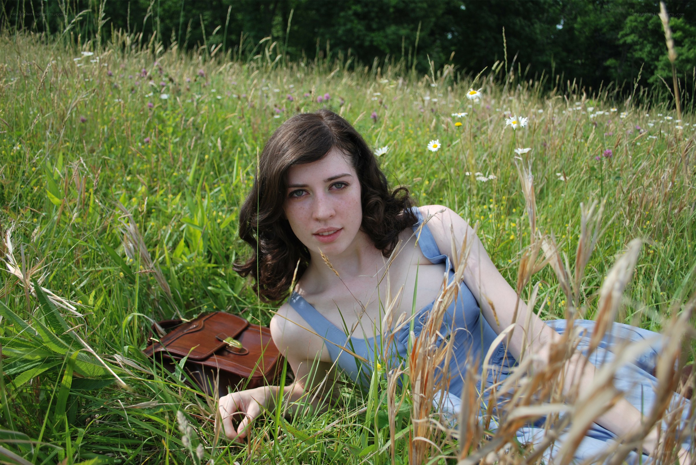 Woman in a meadow
