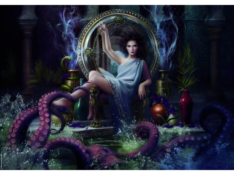 Woman in a Mirror — Purple