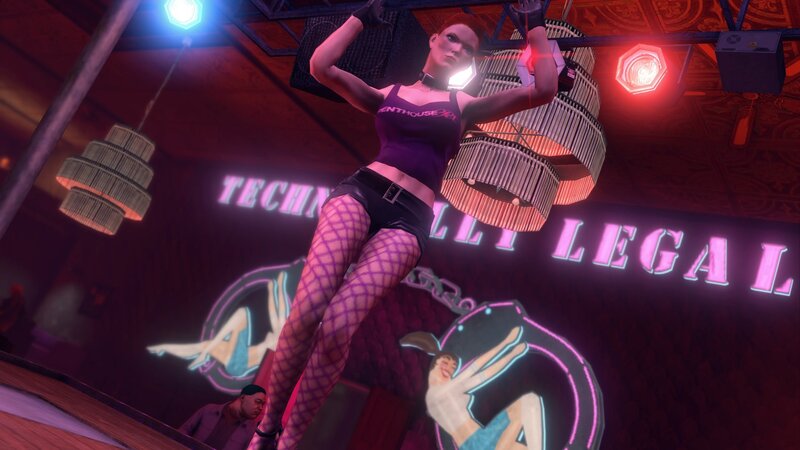 Woman in a nightclub scene