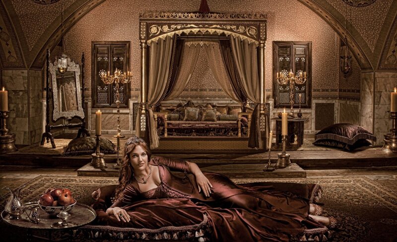 Woman in a Palace Room